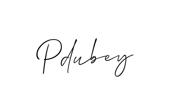 Also You can easily find your signature by using the search form. We will create Pdubey name handwritten signature images for you free of cost using Allison_Script sign style. Pdubey signature style 2 images and pictures png