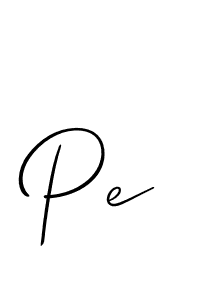 Make a beautiful signature design for name Pe. Use this online signature maker to create a handwritten signature for free. Pe signature style 2 images and pictures png