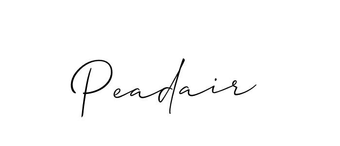 Similarly Allison_Script is the best handwritten signature design. Signature creator online .You can use it as an online autograph creator for name Peadair. Peadair signature style 2 images and pictures png