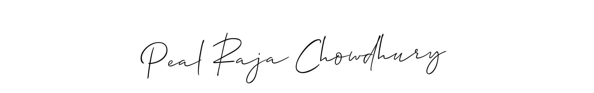 Peal Raja Chowdhury stylish signature style. Best Handwritten Sign (Allison_Script) for my name. Handwritten Signature Collection Ideas for my name Peal Raja Chowdhury. Peal Raja Chowdhury signature style 2 images and pictures png