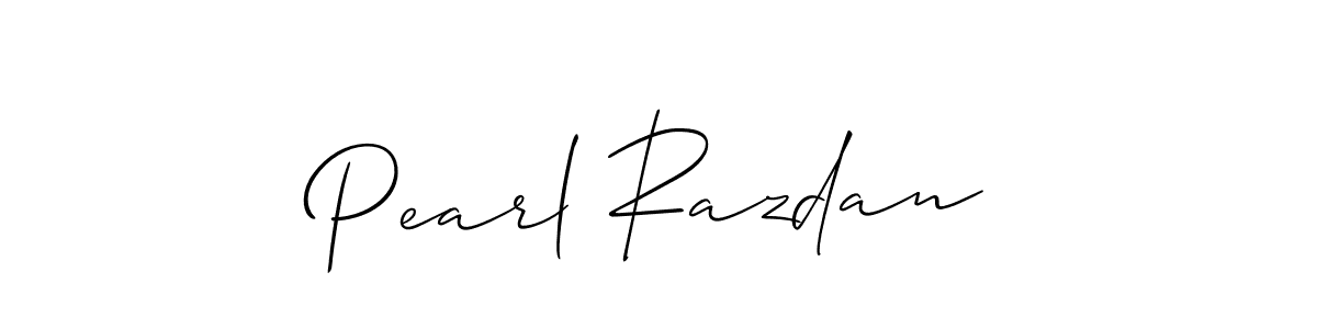 Make a beautiful signature design for name Pearl Razdan. Use this online signature maker to create a handwritten signature for free. Pearl Razdan signature style 2 images and pictures png