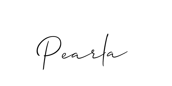 Create a beautiful signature design for name Pearla. With this signature (Allison_Script) fonts, you can make a handwritten signature for free. Pearla signature style 2 images and pictures png