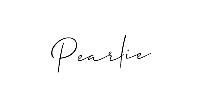 Similarly Allison_Script is the best handwritten signature design. Signature creator online .You can use it as an online autograph creator for name Pearlie. Pearlie signature style 2 images and pictures png