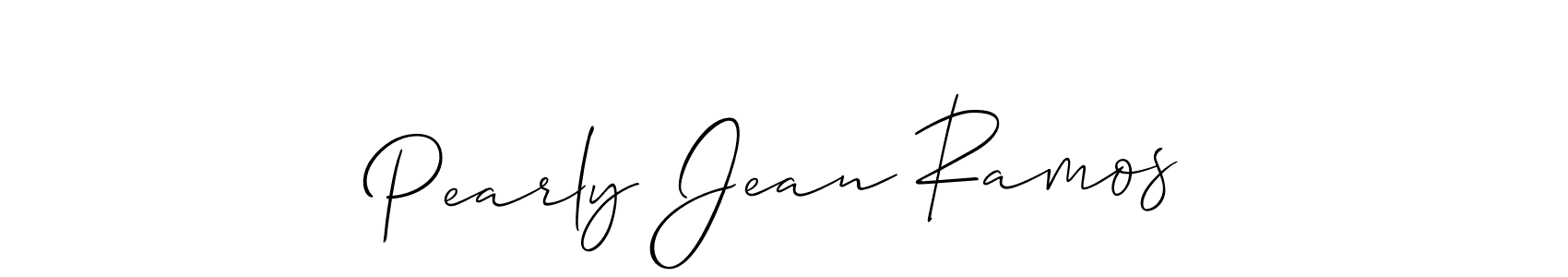 You can use this online signature creator to create a handwritten signature for the name Pearly Jean Ramos. This is the best online autograph maker. Pearly Jean Ramos signature style 2 images and pictures png