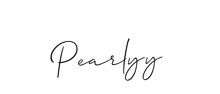 How to Draw Pearlyy signature style? Allison_Script is a latest design signature styles for name Pearlyy. Pearlyy signature style 2 images and pictures png