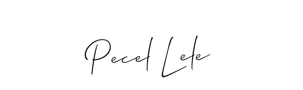You should practise on your own different ways (Allison_Script) to write your name (Pecel Lele) in signature. don't let someone else do it for you. Pecel Lele signature style 2 images and pictures png
