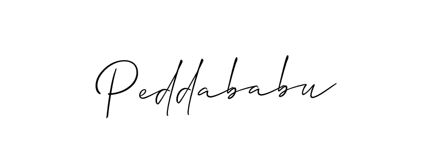 Make a short Peddababu signature style. Manage your documents anywhere anytime using Allison_Script. Create and add eSignatures, submit forms, share and send files easily. Peddababu signature style 2 images and pictures png