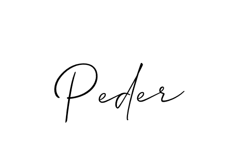 How to make Peder name signature. Use Allison_Script style for creating short signs online. This is the latest handwritten sign. Peder signature style 2 images and pictures png