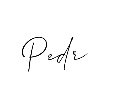 How to make Pedr signature? Allison_Script is a professional autograph style. Create handwritten signature for Pedr name. Pedr signature style 2 images and pictures png