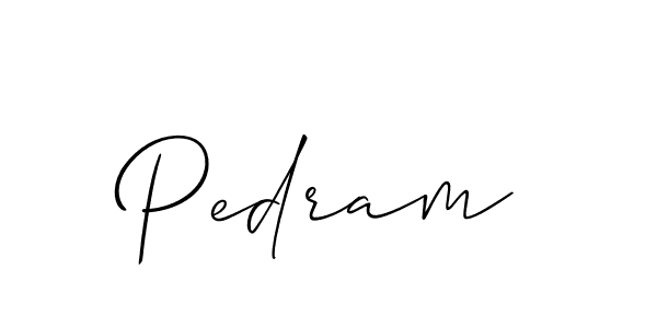 Also You can easily find your signature by using the search form. We will create Pedram name handwritten signature images for you free of cost using Allison_Script sign style. Pedram signature style 2 images and pictures png