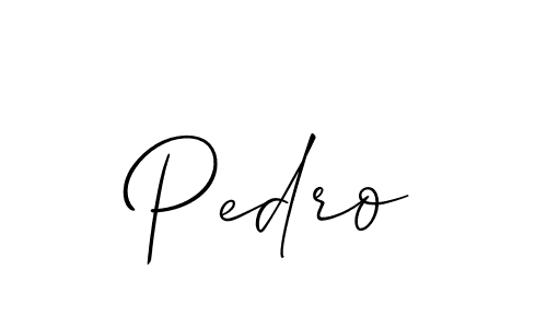 The best way (Allison_Script) to make a short signature is to pick only two or three words in your name. The name Pedro include a total of six letters. For converting this name. Pedro signature style 2 images and pictures png