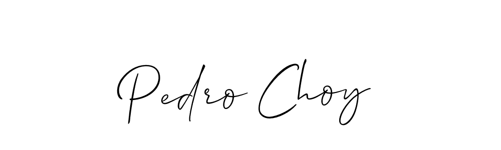 You can use this online signature creator to create a handwritten signature for the name Pedro Choy. This is the best online autograph maker. Pedro Choy signature style 2 images and pictures png