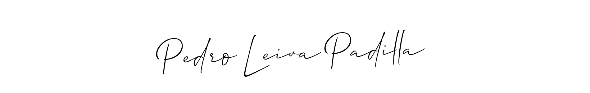 Once you've used our free online signature maker to create your best signature Allison_Script style, it's time to enjoy all of the benefits that Pedro Leiva Padilla name signing documents. Pedro Leiva Padilla signature style 2 images and pictures png