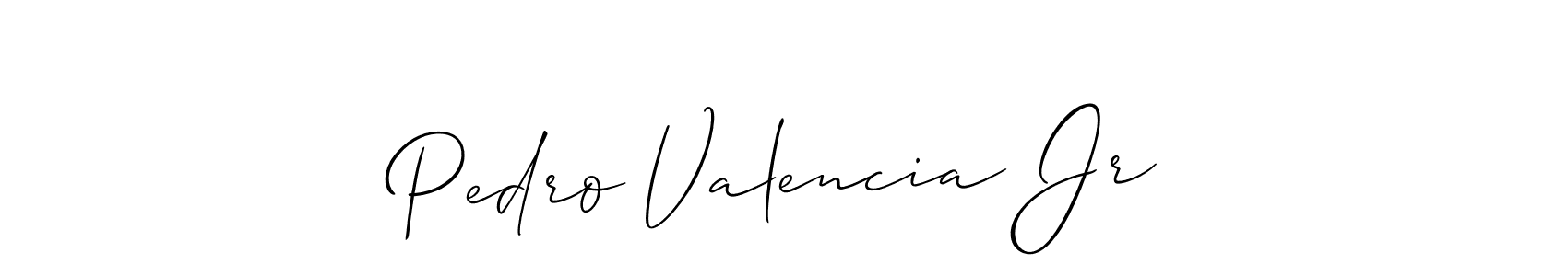 Once you've used our free online signature maker to create your best signature Allison_Script style, it's time to enjoy all of the benefits that Pedro Valencia Jr name signing documents. Pedro Valencia Jr signature style 2 images and pictures png