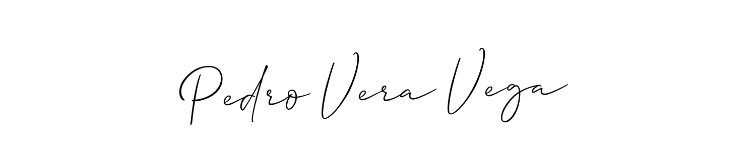 You should practise on your own different ways (Allison_Script) to write your name (Pedro Vera Vega) in signature. don't let someone else do it for you. Pedro Vera Vega signature style 2 images and pictures png