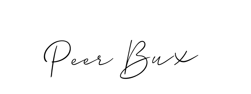 Once you've used our free online signature maker to create your best signature Allison_Script style, it's time to enjoy all of the benefits that Peer Bux name signing documents. Peer Bux signature style 2 images and pictures png