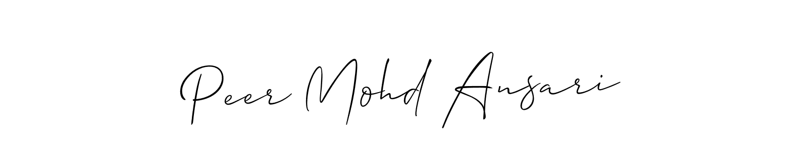 You can use this online signature creator to create a handwritten signature for the name Peer Mohd Ansari. This is the best online autograph maker. Peer Mohd Ansari signature style 2 images and pictures png