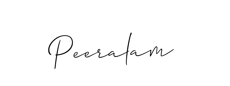 You can use this online signature creator to create a handwritten signature for the name Peeralam. This is the best online autograph maker. Peeralam signature style 2 images and pictures png