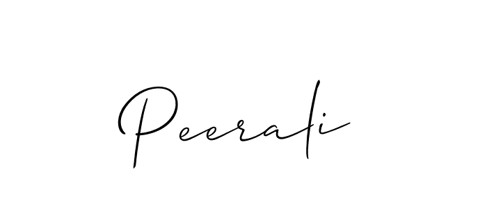 How to Draw Peerali signature style? Allison_Script is a latest design signature styles for name Peerali. Peerali signature style 2 images and pictures png