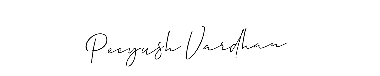 Similarly Allison_Script is the best handwritten signature design. Signature creator online .You can use it as an online autograph creator for name Peeyush Vardhan. Peeyush Vardhan signature style 2 images and pictures png