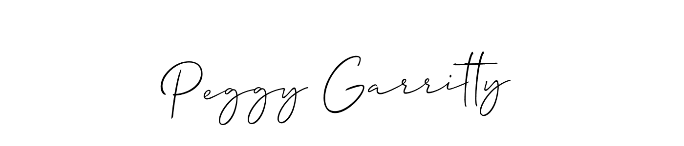 if you are searching for the best signature style for your name Peggy Garritty. so please give up your signature search. here we have designed multiple signature styles  using Allison_Script. Peggy Garritty signature style 2 images and pictures png