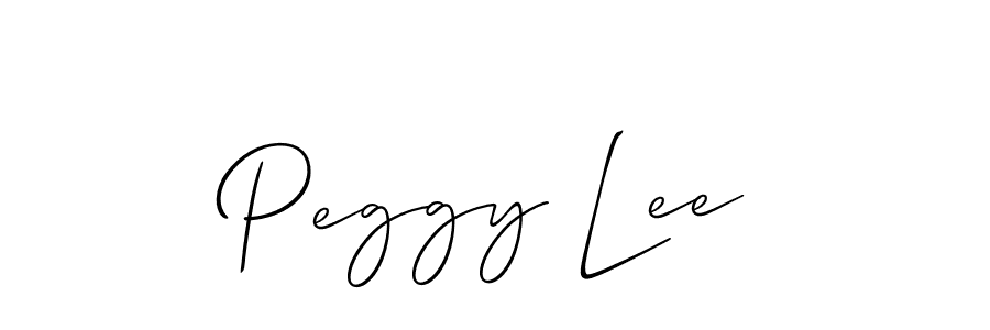 Allison_Script is a professional signature style that is perfect for those who want to add a touch of class to their signature. It is also a great choice for those who want to make their signature more unique. Get Peggy Lee name to fancy signature for free. Peggy Lee signature style 2 images and pictures png