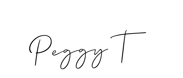 This is the best signature style for the Peggy T name. Also you like these signature font (Allison_Script). Mix name signature. Peggy T signature style 2 images and pictures png