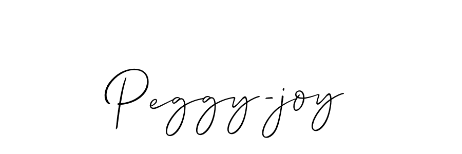 Also You can easily find your signature by using the search form. We will create Peggy-joy name handwritten signature images for you free of cost using Allison_Script sign style. Peggy-joy signature style 2 images and pictures png