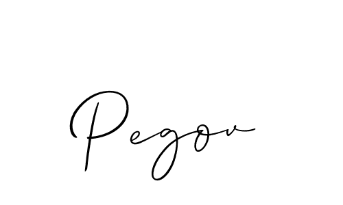 Also we have Pegov name is the best signature style. Create professional handwritten signature collection using Allison_Script autograph style. Pegov signature style 2 images and pictures png