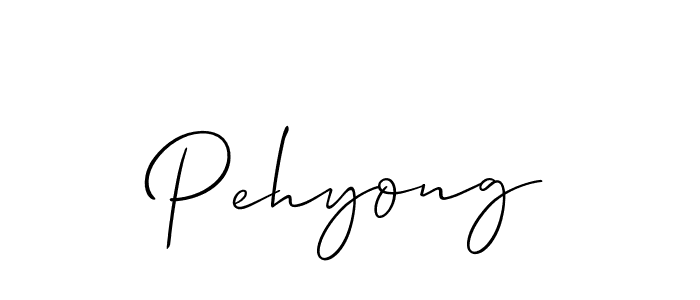 Pehyong stylish signature style. Best Handwritten Sign (Allison_Script) for my name. Handwritten Signature Collection Ideas for my name Pehyong. Pehyong signature style 2 images and pictures png