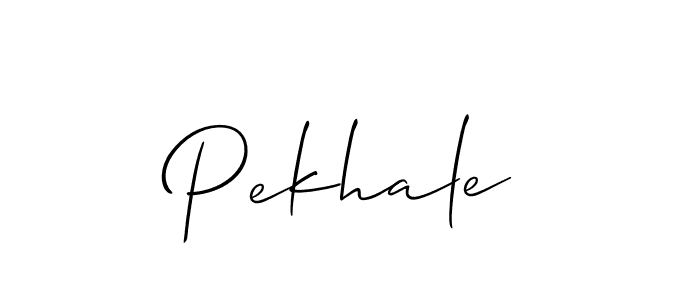 Also You can easily find your signature by using the search form. We will create Pekhale name handwritten signature images for you free of cost using Allison_Script sign style. Pekhale signature style 2 images and pictures png