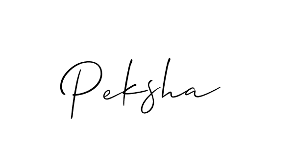 How to Draw Peksha signature style? Allison_Script is a latest design signature styles for name Peksha. Peksha signature style 2 images and pictures png