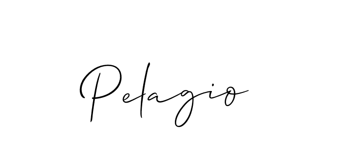 if you are searching for the best signature style for your name Pelagio. so please give up your signature search. here we have designed multiple signature styles  using Allison_Script. Pelagio signature style 2 images and pictures png