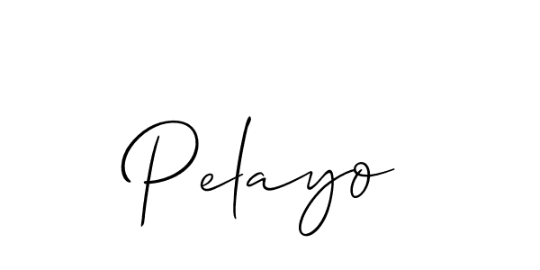 Best and Professional Signature Style for Pelayo. Allison_Script Best Signature Style Collection. Pelayo signature style 2 images and pictures png