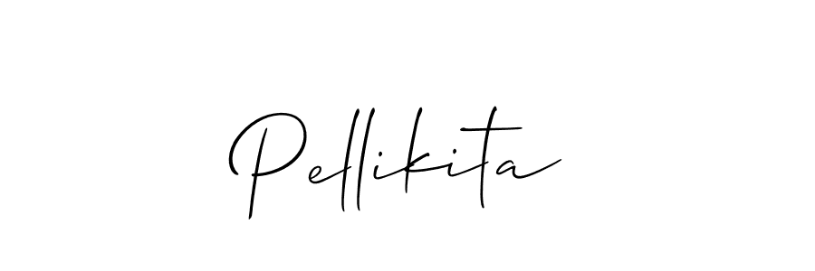 if you are searching for the best signature style for your name Pellikita. so please give up your signature search. here we have designed multiple signature styles  using Allison_Script. Pellikita signature style 2 images and pictures png