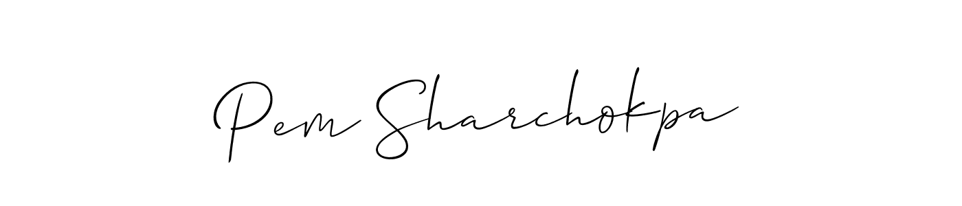 Make a beautiful signature design for name Pem Sharchokpa. Use this online signature maker to create a handwritten signature for free. Pem Sharchokpa signature style 2 images and pictures png