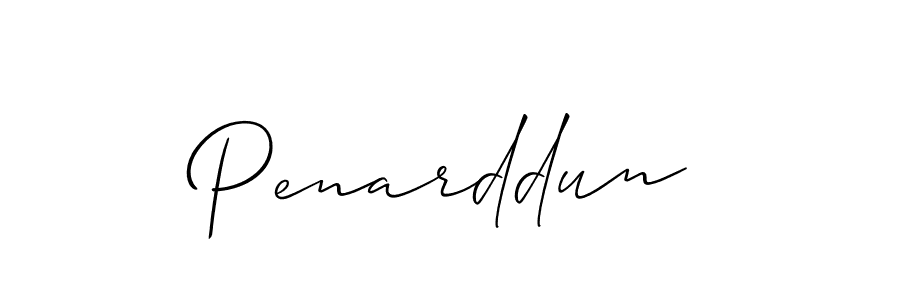 You should practise on your own different ways (Allison_Script) to write your name (Penarddun) in signature. don't let someone else do it for you. Penarddun signature style 2 images and pictures png