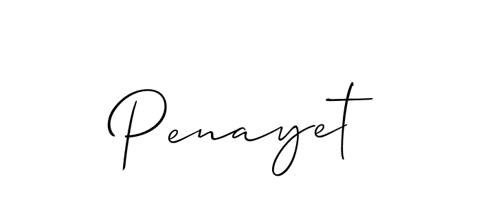 Best and Professional Signature Style for Penayet. Allison_Script Best Signature Style Collection. Penayet signature style 2 images and pictures png