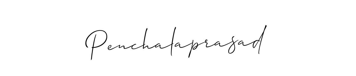 Similarly Allison_Script is the best handwritten signature design. Signature creator online .You can use it as an online autograph creator for name Penchalaprasad. Penchalaprasad signature style 2 images and pictures png