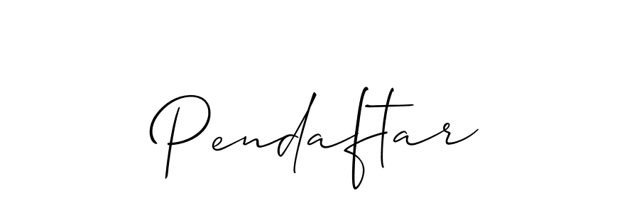 Make a beautiful signature design for name Pendaftar. Use this online signature maker to create a handwritten signature for free. Pendaftar signature style 2 images and pictures png