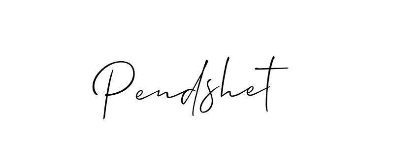 Make a beautiful signature design for name Pendshet. Use this online signature maker to create a handwritten signature for free. Pendshet signature style 2 images and pictures png