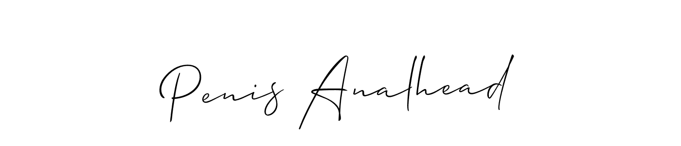 Once you've used our free online signature maker to create your best signature Allison_Script style, it's time to enjoy all of the benefits that Penis Analhead name signing documents. Penis Analhead signature style 2 images and pictures png