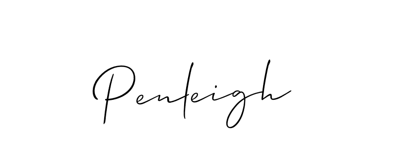 How to make Penleigh signature? Allison_Script is a professional autograph style. Create handwritten signature for Penleigh name. Penleigh signature style 2 images and pictures png