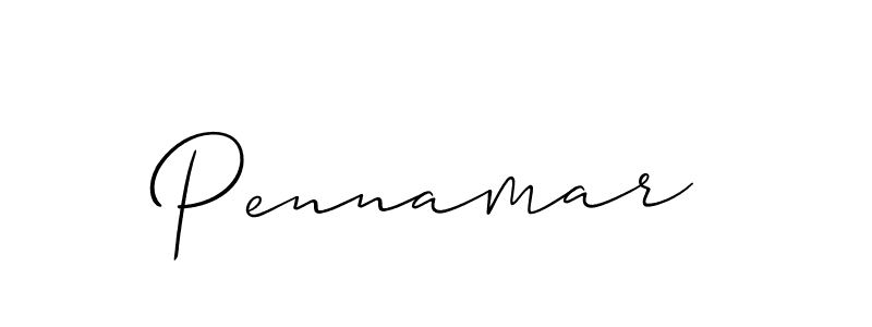 How to Draw Pennamar signature style? Allison_Script is a latest design signature styles for name Pennamar. Pennamar signature style 2 images and pictures png