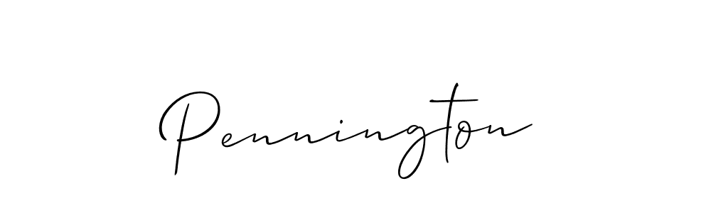 Also we have Pennington name is the best signature style. Create professional handwritten signature collection using Allison_Script autograph style. Pennington signature style 2 images and pictures png