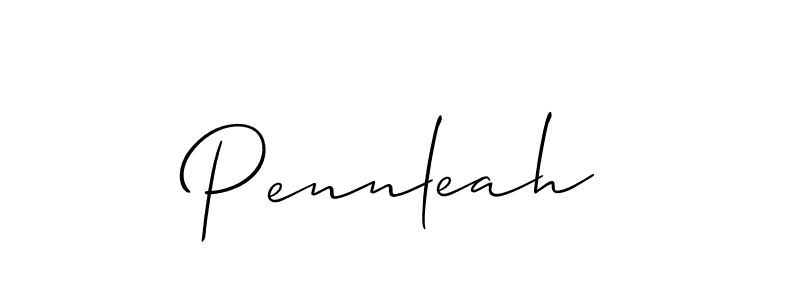 Pennleah stylish signature style. Best Handwritten Sign (Allison_Script) for my name. Handwritten Signature Collection Ideas for my name Pennleah. Pennleah signature style 2 images and pictures png