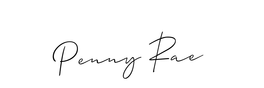 How to make Penny Rae name signature. Use Allison_Script style for creating short signs online. This is the latest handwritten sign. Penny Rae signature style 2 images and pictures png