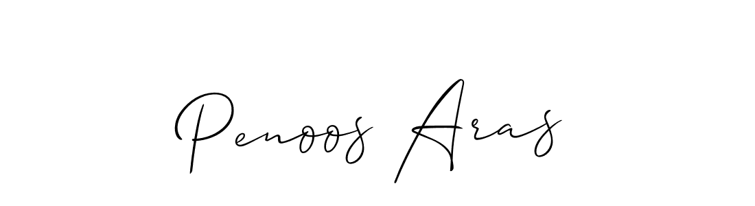 Make a beautiful signature design for name Penoos Aras. Use this online signature maker to create a handwritten signature for free. Penoos Aras signature style 2 images and pictures png