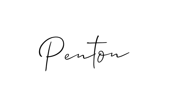 How to make Penton name signature. Use Allison_Script style for creating short signs online. This is the latest handwritten sign. Penton signature style 2 images and pictures png