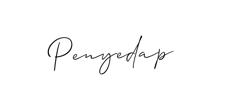 Also You can easily find your signature by using the search form. We will create Penyedap name handwritten signature images for you free of cost using Allison_Script sign style. Penyedap signature style 2 images and pictures png